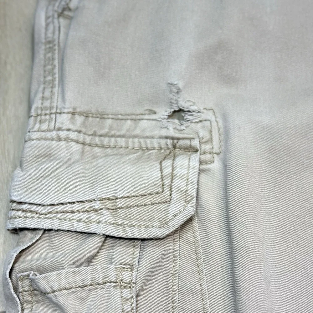 VTG Unionbay Cargo Pants Khaki 36x27 Cotton Y2K Workwear Utility Mens Casual Fit